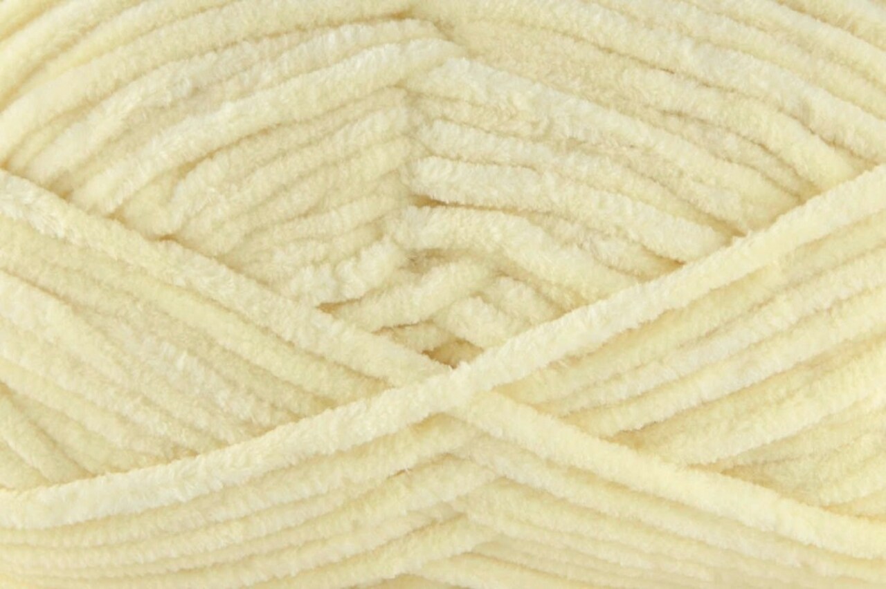 Bella Chenille by Universal Yarn - #102 Daffodil - 100% polyester super bulky yarn